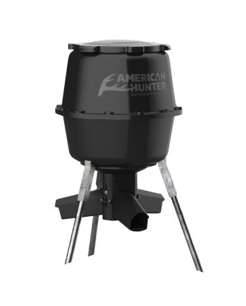 American Hunter AH225GRAV Gravity Feeder w/Nesting Hopper 30 Gallon Capacity Black