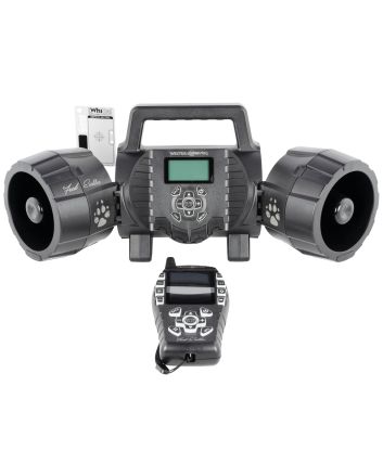 Western Rivers WRC-EGC-DS Eichler Dual Speaker Electronic Call Multiple Sounds Attracts Predators Features Remote Control Black Plastic