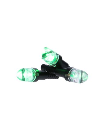 NAP NAPILLNGR Thunderglo Illuminated Nock Green Polycarbonate Aluminum Shaft/ 6 Pack