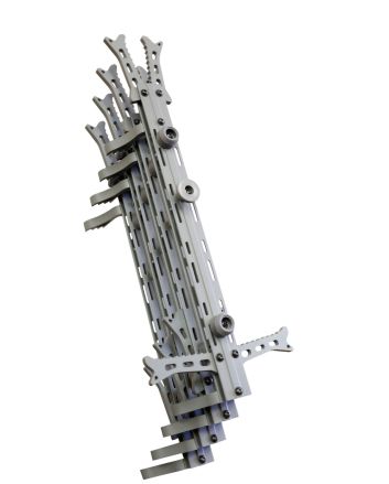 Hawk HWKACS4PK Helium Climbing Sticks Gray Aluminum 10" W x 20" L 4 Pack