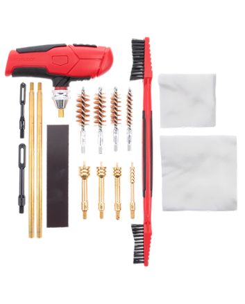 Birchwood Casey HNDGCLNK Handgun Cleaning Kit 16 Pieces Black/Red