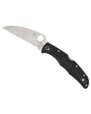 Spyderco C10FPWCBK Endura 4 Lightweight 3.78" Folding Wharncliffe Plain VG-10 SS Blade Black Bi-Directional Texturing FRN Handle Includes Pocket Clip