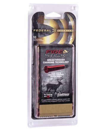 Federal PMZFS100T8 Premium Fire Stick 50Cal 100gr 10 Per Box/10 Case *For Traditions Nitro Only