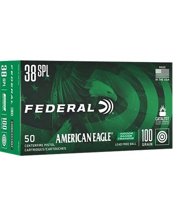 Federal AE38LF1 American Eagle IRT38Special 100gr Lead Free IRT 50 Per Box/10 Case