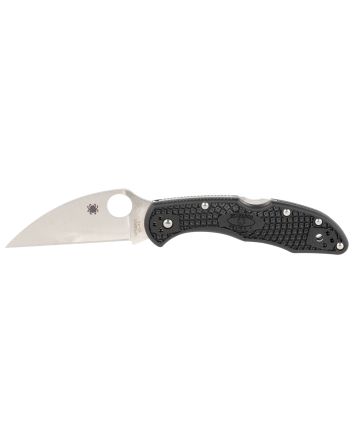 Spyderco C11FPWCBK Delica 4 Lightweight 2.87" Folding Wharncliffe Plain VG-10 SS Blade BlackTextured FRN Handle Includes Pocket Clip