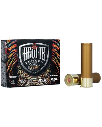 HEVI-Shot HS4507 HEVI-18 TSS Turkey 12Gauge 3.50" 2 1/4oz Tungsten 7Shot 5 Per Box/10 Case