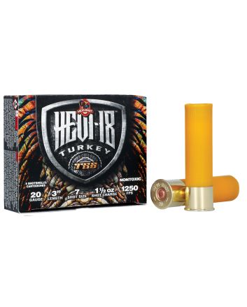 HEVI-Shot HS7007 HEVI-18 TSS Turkey 20Gauge 3" 1 1/2oz Tungsten 7Shot 5 Per Box/10 Case