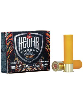 HEVI-Shot HS7009 HEVI-18 TSS Turkey 20Gauge 3" 1 1/2oz Tungsten 9Shot 5 Per Box/10 Case