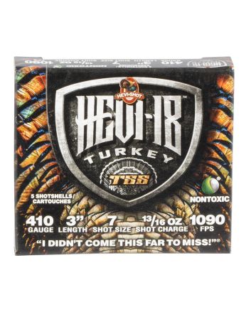 HEVI-Shot HS1007 HEVI-18 TSS Turkey 410Gauge 3" 13/16oz Tungsten 7Shot 5 Per Box/10 Case