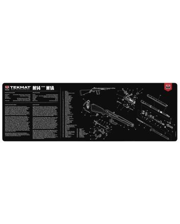TekMat TEKR36M14 M14 Cleaning Mat Black/White Rubber 12"x36" Springfield M1A Parts Diagram