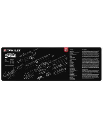 TekMat TEKR36MOSSBERGG Mossberg Shotgun Cleaning Mat Black/White Rubber 12"x36" Mossberg Shotgun Parts Diagram