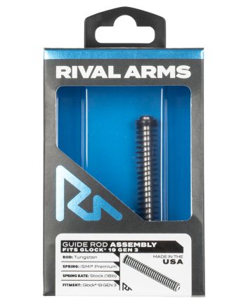 Rival Arms RA50G201T Guide Rod AssemblyTungsten for Glock 19 Gen3