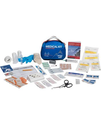 Adventure Medical Kits 01001005 Mountain Explorer Medical Kit Treats Injuries/Illnesses Water Resistant Blue