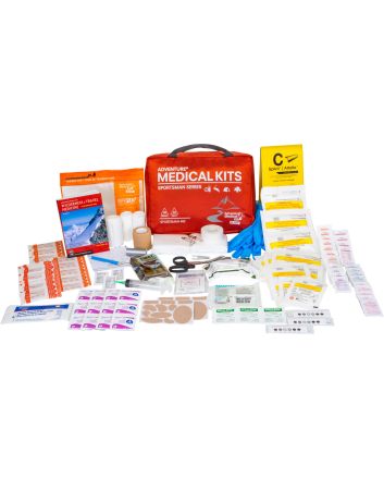 Adventure Medical Kits 01050400 Sportsman 400 Medical Kit Treats Injuries/Illnesses Waterproof Red