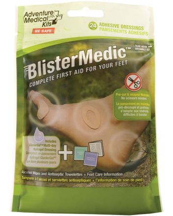 Adventure Medical Kits 01550667 Blister Medic Kit Blister Prevention Brown 24 Precut Shapes