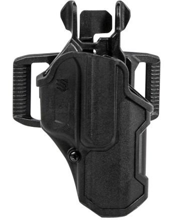 Blackhawk 410200BKL T-Series L2C Light Bearing OWB Black Polymer Belt Slide Compatible w/Glock 17/19/22/23/31/32/45/47 Right Hand