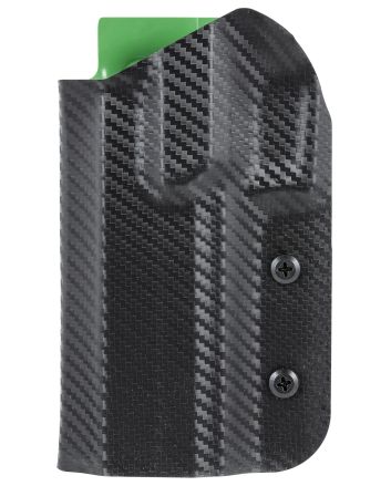 Uncle Mike's 54RNC74BGL Range/Competition Holster OWB Black/Green Boltaron Belt Slide Fits Sig X5 Left Hand