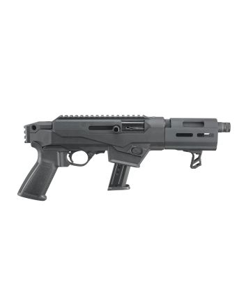 Ruger 29100 PC Charger9mm Luger 6.50" Threaded Barrel 17+1, Black Hard Coat Anodized Finish, Glass-Filled Polymer Chassis, Takedown Stock, 7075-T6 Aluminum Picatinny Rail, Optics Ready