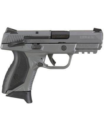 Ruger 8650 American Pistol Compact 45 ACP 3.75" 7+1 Gray Cerakote Gray Cerakote Stainless Steel Slide Black Wraparound Ergonomic Grip Manual Safety