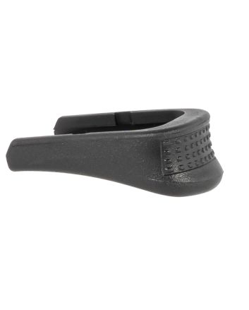 Pearce Grip PG48 Grip Extensionmade of Polymer with Texture Black Finish &amp; 5/8" Gripping Surface for 9mm Luger Glock 43X, 48