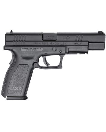 Springfield Armory XD9401 XD Tactical *CA Compliant 9mm Luger 10+1, 5" Black Melonite Steel Barrel, Black Melonite Long/Serrated Steel Slide, Black Polymer Frame w/Picatinny Rail