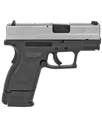 Springfield Armory XD9822 XD *CA Compliant Sub-Compact Frame 40 S&amp;W 9+1, 3" Black Melonite Steel Barrel, Serrated Stainless Steel Slide, Black Polymer Frame w/Picatinny Rail