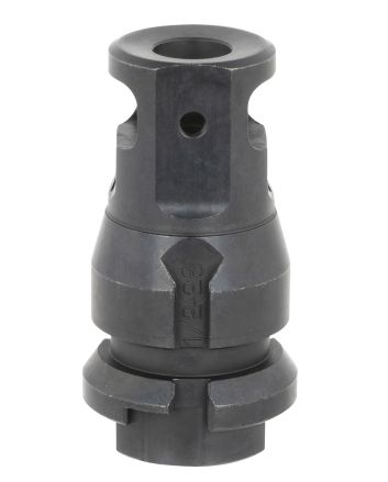 Dead Air DA109 KeyMount Muzzle Brake Black with 1/2"-28 tpi Threads &amp; 2.60" OAL for Sandman Series, KeyMo Equipped Nomad-30 &amp; Primal Suppressors