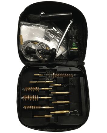 Clenzoil 2236 Field &amp; Range Tactical Cleaning Kit Pistol/Rifle 17 Pieces Black