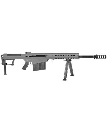 Barrett 18068 M107A150 BMG 20" 10+1 Tungsten Gray Cerakote Tungsten Gray Fixed with Sorbothane Recoil Pad Stock Black Polymer Grip
