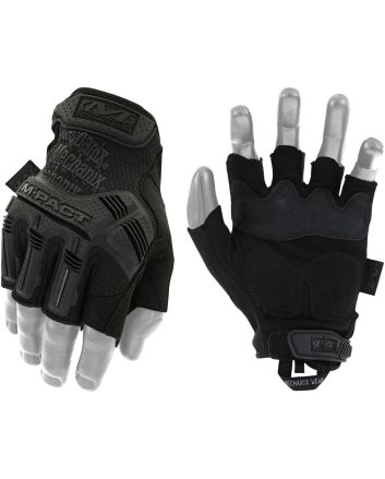 Mechanix Wear MFL55011 M-Pact Covert Black Fingerless Synthetic Leather XL TPR Closure