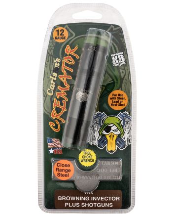 Carlson's Choke Tubes 11623 Cremator Invector Plus Browning 12 Gauge Close Range Non-Ported 17-4 Stainless Steel