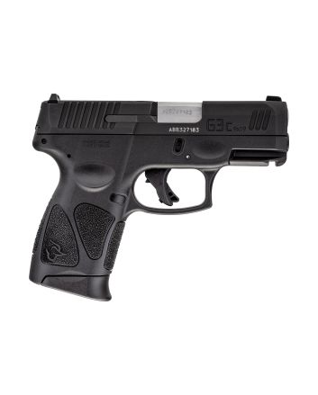 Taurus 1G3C931 G3CCompact Frame 9mm Luger 12+1 3.26" Matte Stainless Steel Barrel, Matte Black Tenifer Serrated Steel Slide, Black Polymer Frame w/Picatinny Rail, Black Polymer Grip, Right Hand