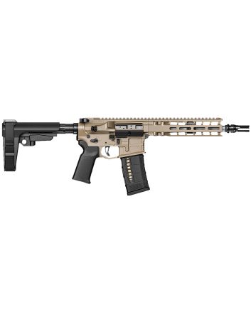 Radian Weapons R0504 Model 1 Pistol 300 Blackout 30+1 9", FDE Billet Rec/M-Lok Handguard, Smooth Buffer Tube (No Brace), Magpul Grip, Ambi Controls, Dead Air QD Flash Hider, Adj. Trigger