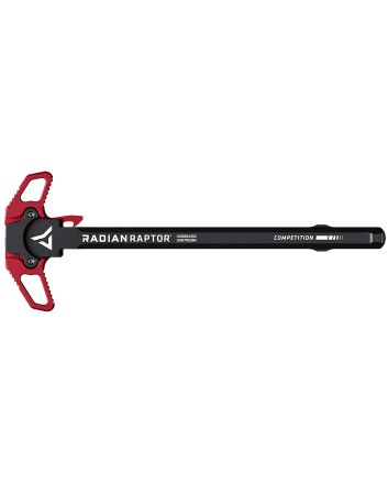 Radian Weapons R0232 Raptor Competition Ambi Charging Handle, Red, Fits Mil-Spec AR-15 Platform