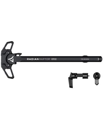 Radian Weapons R0275 RaptorCharging Handle &amp; 45/90 Talon Safety, Black, Ambi Controls, Fits Mil-Spec AR-15/M16 Platform