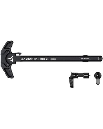 Radian Weapons R0290 Raptor LT Lightweight Charging Handle &amp; 45/90 Talon Safety, Black, Ambi Controls, Fits Mil-Spec AR-15/M16 Platform