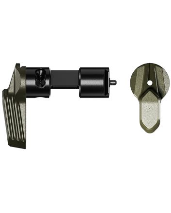 Radian Weapons R0381 Talon45/90 Ambi Safety, Radian OD, Fits Mil-Spec AR-15/AR-10 Platform &amp; Sig MCX/MPX