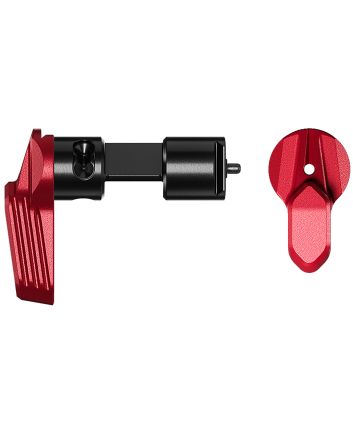 Radian Weapons R0233 Talon45/90 Ambi Safety, Red, Fits Mil-Spec AR-15/AR-10 Platform &amp; Sig MCX/MPX
