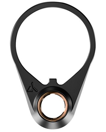 Radian Weapons R0078 Ultralight QD End Plate Fits AR-15/M16, Billet 6061-T6 Aluminum w/Titanium QD Swivel Cup, Black Anodized Finish