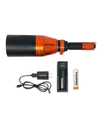 Foxpro GUNFIRE Gun FireOrange/Black Metal Red/Green/White Filter