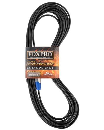 Foxpro CBL50FTSCP2SSCP Speaker Extension Cable50' Black for FoxPro Super Snow Crow Pro &amp; Snow Crow Pro 2