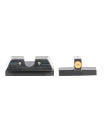 Trijicon 600984 HD XR Night SightsGreen/Tritium Orange Outline Front Sight-Green Tritium Black Outline Rear Sight Beretta APX