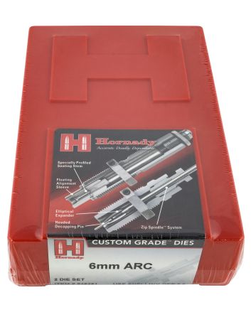 Hornady 546251 Custom Grade Series III 2 Die Set for 6mm ARC Includes Sizing Seater
