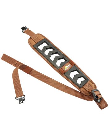 Butler Creek 190031 Featherlight Rifle Sling Brown/Black Foam 22"- 36" OAL Adjustable Rifle
