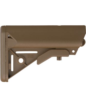 B5 Systems SOP1076 Enhanced SOPMOD Coyote Brown Synthetic for AR-Platform with Mil-Spec Receiver Extension (Tube Not Included)