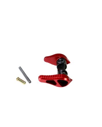 TIMBER CREEK OUTDOOR INC AMBISSR Safety Selector 45/90 Degree AR Platform Red Anodized Aluminum Ambidextrous