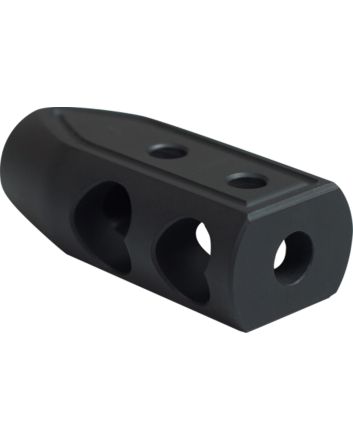Timber Creek Outdoors 223HBBLC Heart Breaker Muzzle Brake Black Cerakote with 1/2"-28 tpi Threads for 223 Rem AR-Platform