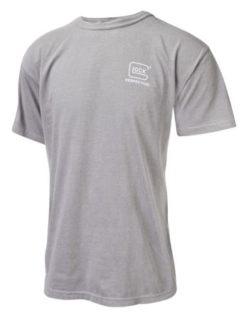 Glock AA75143 PerfectionGray Cotton Short Sleeve Small