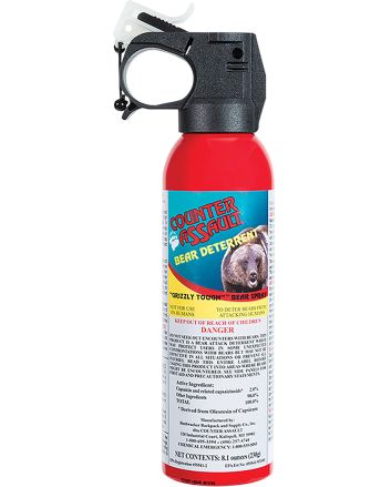 Counter Assault 15067024 Bear SprayCapsaicin Range 32 ft-7 Seconds 8.10 oz