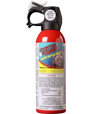 Counter Assault 15067034 Bear SprayCapsaicin Range 32 ft-7 Seconds 10.20 oz